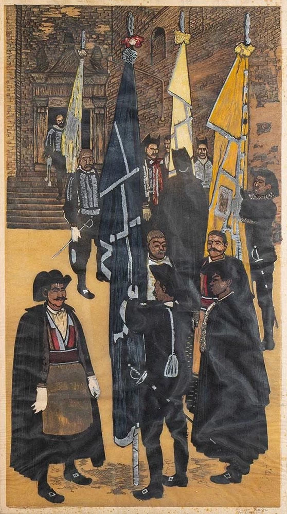 Sfilata con le bandiere